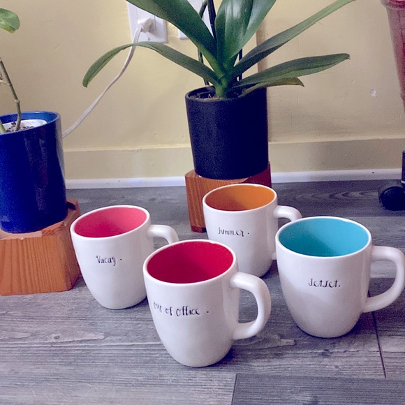 RAE DUNN MAGENTA MUG BUNDLE - Picture 1 of 3